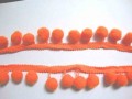 Pompom sierband Oranje  Oekotex