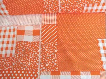 Boerenbont Patchwork Oranje 5634-36N