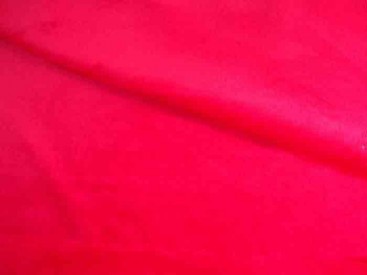 Minky fleece effen helderrood.