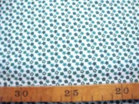 Dapper Quilt 3 Mini fleur Wit/Oudgroen 3230-123N