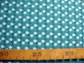 Dapper Quilt 4 Mini fleur Oudgroen/Wit 3230-23N