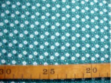 Dapper Quilt 4 Mini fleur Oudgroen/Wit 3230-23N