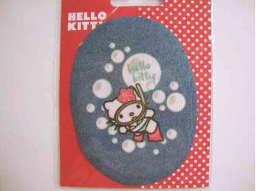 Hello Kitty ovaal jeans Met duikbril