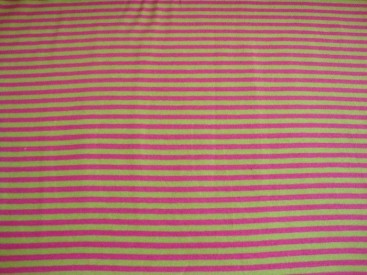 Tricot Ton sur ton Streepjes Lime/pink 3993-23N