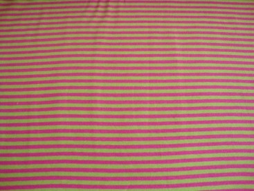 Tricot Ton sur ton Streepjes Lime/pink 3993-23N