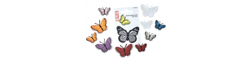 Vlinder applicaties opstrijkbaar 