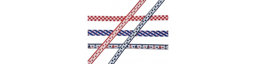 Sierband met diverse afbeeldingen en prints