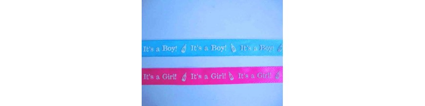 Sierband It's a boy en It's a girl sierlint 