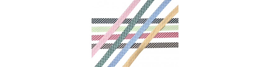 Biaisband boerenbont geblokt