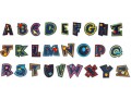 Fun letters Jeans Iron on