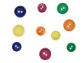 Knopen 2 gaats met opstaand randje 10mm en 13mm  serie
