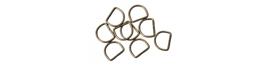 D-Ringen metaal Brons